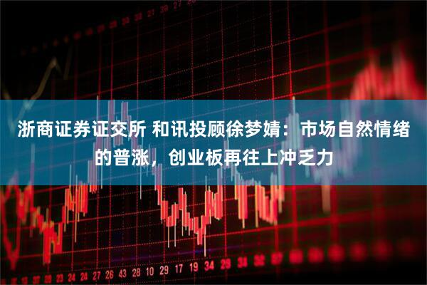 浙商证券证交所 和讯投顾徐梦婧：市场自然情绪的普涨，创业板再往上冲乏力