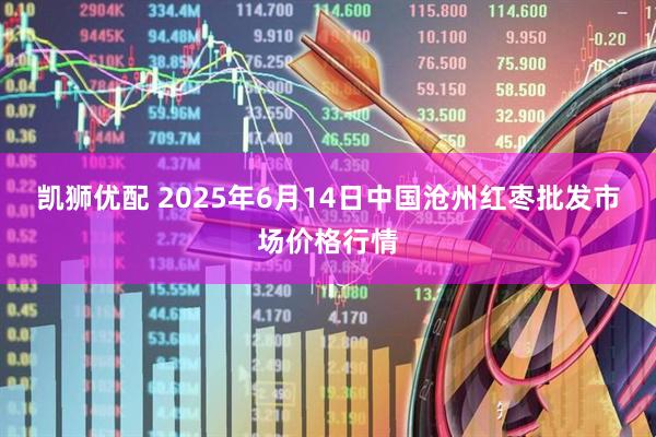 凯狮优配 2025年6月14日中国沧州红枣批发市场价格行情